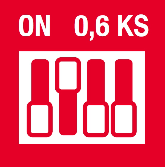 0,6 KS pripojiteľné